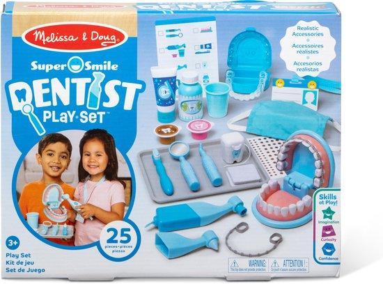 Tandarts speelset Melissa & Doug - 25-delig - Met trillen..., Kinderen en Baby's, Speelgoed | Educatief en Creatief, Nieuw, Verzenden