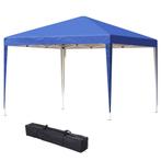 Tuinpaviljoen - Stabiel &amp; Opvouwbaar - Blauw, Ophalen of Verzenden, Nieuw