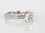 Bague de fiançailles - 18 carats Or blanc - 1.11ct. tw., Bijoux, Sacs & Beauté