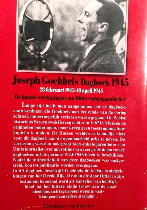 Dagboek 1945 9789010021618 Goebbels, Boeken, Overige Boeken, Gelezen, Verzenden