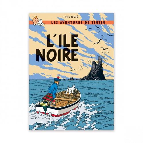Kuifje Postkaart Lile Noire, Verzamelen, Stripfiguren, Ophalen of Verzenden