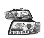PHARES AUDI A4 B6 00-04 LED DAYLIGHT FOND CHROMÉ, Autos : Pièces & Accessoires, Verzenden