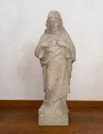 Beeld, Scultura marmo Sacro Cuore di Gesù XIX secolo - 75 cm