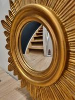 Miroir mural- miroir solaire - Bois - Grand miroir soleil 40