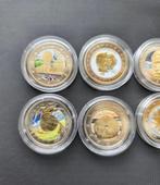 Europa. 2 Euro Various Years (8 colored coins) (Zonder