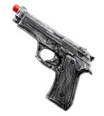Grijze Nep Pistool 19cm, Verzenden, Nieuw