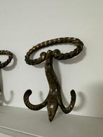 Set kapstokhaken (2) - Ormolu - vintage kapstok