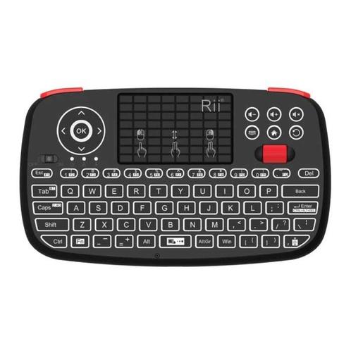 i4 Mini Verlicht Draadloos Toetsenbord - QWERTY 2.4GHz voor, Audio, Tv en Foto, Televisie-accessoires, Nieuw, Verzenden