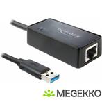Delock 62121 Adapter USB 3.0 > Gigabit LAN 10/100/1000 Mbps, Computers en Software, Verzenden, Nieuw