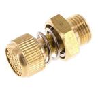Silencieux de Contrôle du Débit en Laiton G1/8 Avec Vis, Doe-het-zelf en Bouw, Verzenden, Nieuw