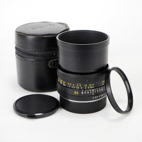 Leica Summicron-R 35mm f2 (3cam) Groothoeklens, Verzamelen, Foto-apparatuur en Filmapparatuur