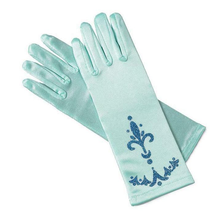 Prinsessenjurk - Frozen handschoenen - Zacht Blauw - Kleedje, Kinderen en Baby's, Carnavalskleding en Verkleedspullen, Verzenden