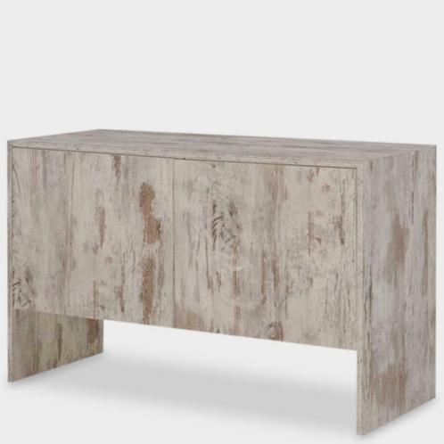 Rustic & Bear draaideurkast, gekalkt hout, 75 x 120 cm, i..., Huis en Inrichting, Kasten | Roldeurkasten en Archiefkasten, Gebruikt