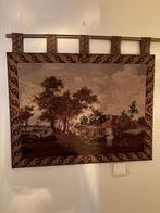 Tapisserie - 70 cm - 90 cm - Paysage au bord de leau, Antiek en Kunst, Curiosa en Brocante