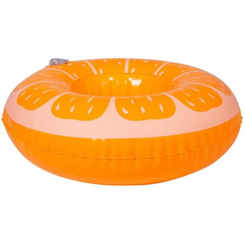 Opblaas Sinaasappel Bekerhouder 17cm, Hobby en Vrije tijd, Feestartikelen, Nieuw, Verzenden