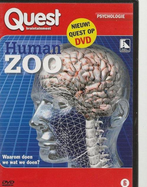 Quest braintainment human zoo - Waarom doen we wat we doen?, Cd's en Dvd's, Dvd's | Actie, Ophalen of Verzenden