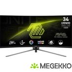 MSI MAG 345CQR 34  Wide Quad HD 180Hz VA Gaming monitor, Verzenden, Nieuw