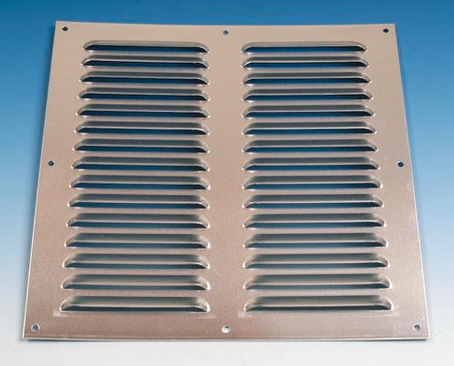 Aluminium schoepenrooster opbouw 300 x 300mm - ALU (1-3030A), Doe-het-zelf en Bouw, Ventilatie en Afzuiging, Nieuw, Verzenden