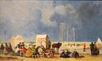 Franse School - Strandzicht rond 1900, Antiek en Kunst