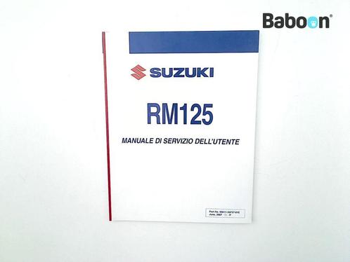 Instructie Boek Suzuki RM 125 2007-2008 (RM125) Manuale Di, Motoren, Onderdelen | Suzuki, Gebruikt, Verzenden
