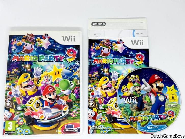 Nintendo Wii - Mario Party 9 - HOL, Games en Spelcomputers, Games | Nintendo Wii, Gebruikt, Verzenden