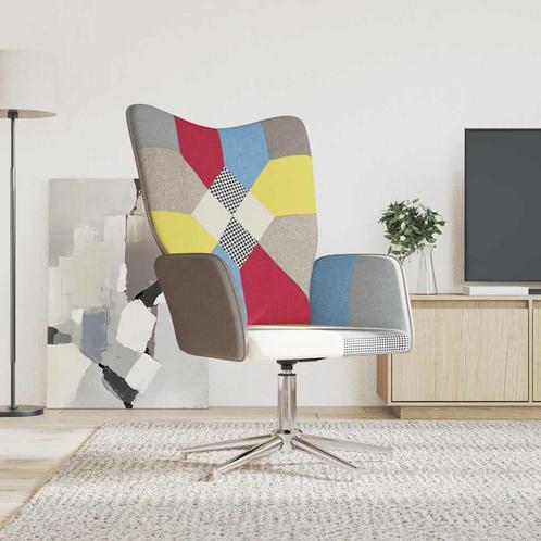 vidaXL Relaxstoel patchwork stof, Huis en Inrichting, Fauteuils, Nieuw, Verzenden