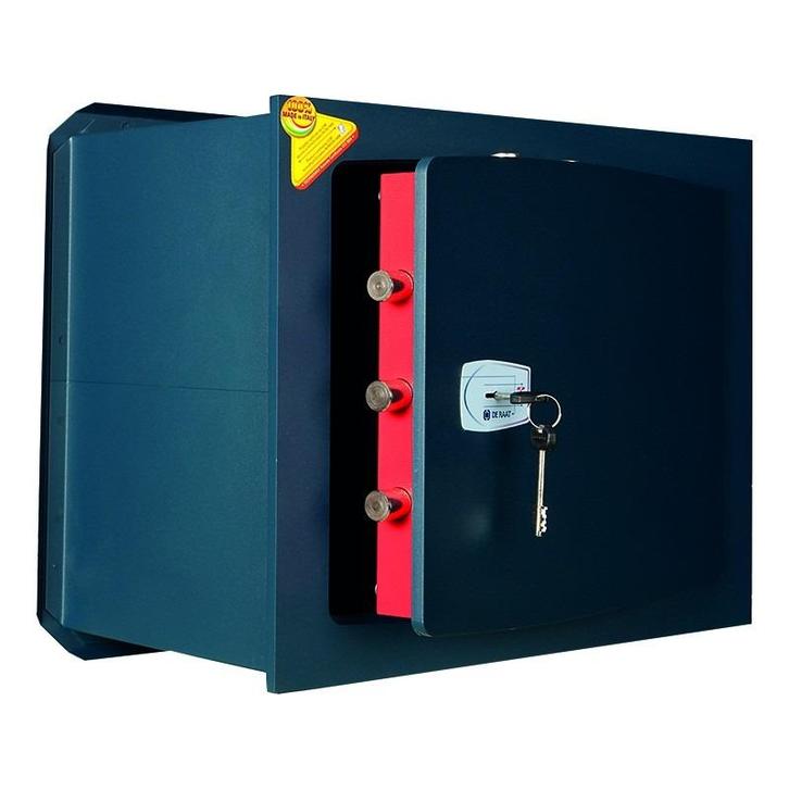 Muurkluis Technomax Gold GK 6L met dubbelbaard sleutelslot, Huis en Inrichting, Brandblussers en Brandkasten, Brandkast, Nieuw