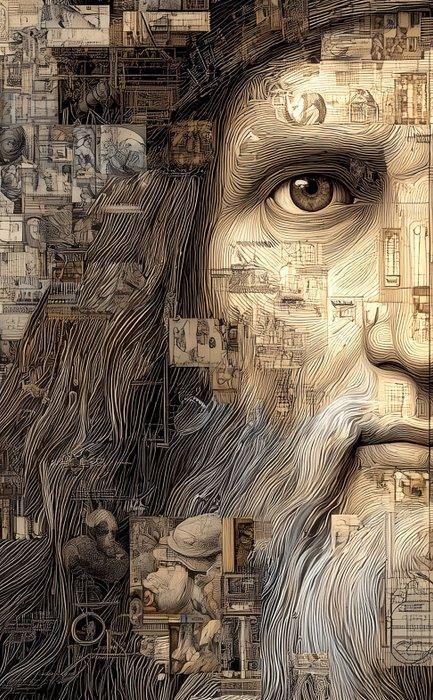 David Law - Léonard de Vinci, Antiek en Kunst, Kunst | Designobjecten