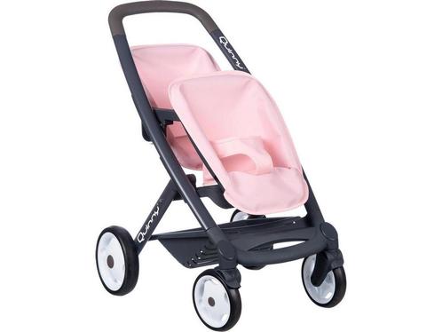 Smoby Maxi Cosi Quinny Tweeling- Poppenwagen, Kinderen en Baby's, Speelgoed | Poppen, Zo goed als nieuw, Verzenden