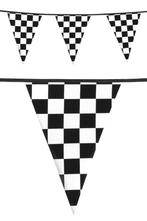 Zwart Wit Geblokte Vlaggetjes Slinger Formule 1 Racing Max V, Hobby en Vrije tijd, Ophalen of Verzenden, Nieuw