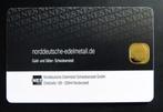 1 gram - Goud - NES - Verzegeld en met certificaat (Zonder, Postzegels en Munten, Edelmetalen en Baren