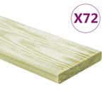 vidaXL Terrasplanken 72 st 8,64 m² 1 m massief grenenhout, Doe-het-zelf en Bouw, Vloerdelen en Plavuizen, Nieuw, Verzenden