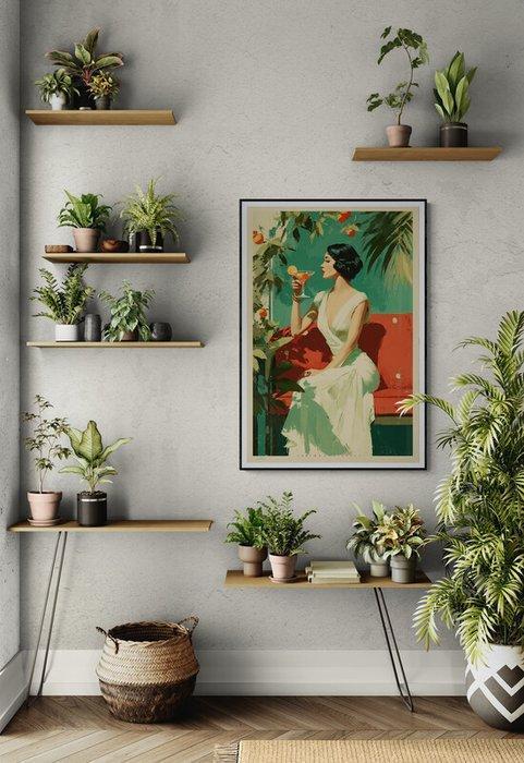 I_KONIQ - Vintage spritz tine in Costiera Amalfitana, Antiek en Kunst, Curiosa en Brocante