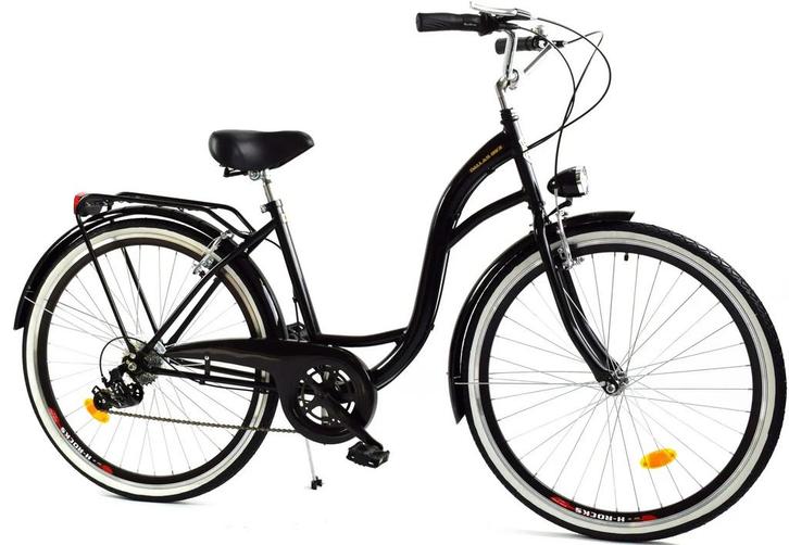 Meisjesfiets - 26 inch - met 7 versnellingen - zwart, Fietsen en Brommers, Fietsen | Meisjes, Nieuw, Ophalen of Verzenden