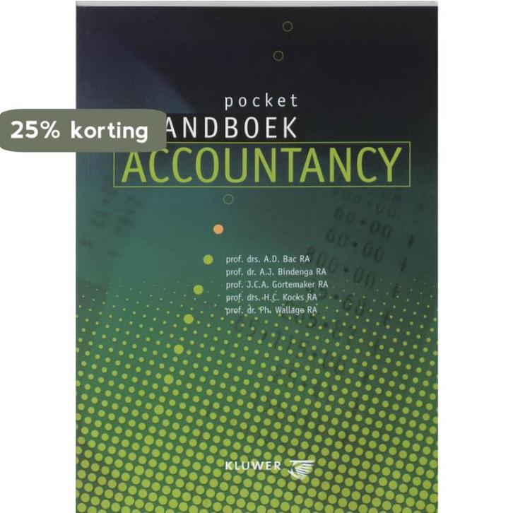 Pocket Handboek Accountancy 2003 9789020025897 A.D. Bac, Livres, Économie, Management & Marketing, Envoi