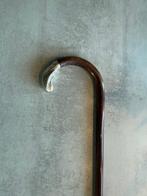 Wandelstok - Hout, Zilver, Antiek en Kunst