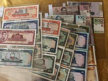 Haïti. - 42 banknotes - various dates  (Zonder Minimumprijs)