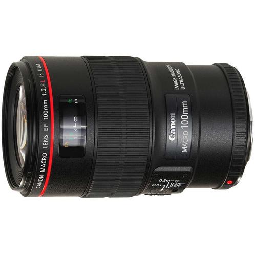 Canon EF 100mm F/2.8L USM IS Macro OUTLET, Audio, Tv en Foto, Foto | Lenzen en Objectieven, Zo goed als nieuw, Verzenden