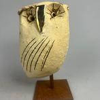 Ewa Budzowska - No reserve -The owl (with 24carat gold), Antiek en Kunst