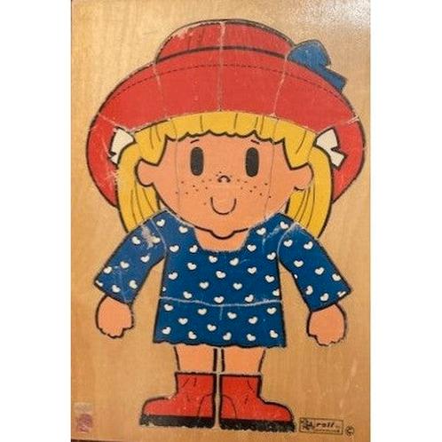Rolf Puzzel aankleed meisje (2 x 17 stukjes), Livres, Livres scolaires, Envoi