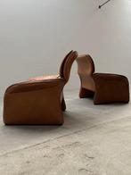 Fauteuil - Cuir - Deux fauteuils et un ottoman