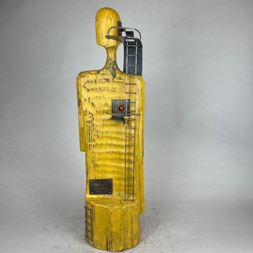 Karol Dusza (XX-XXI) - The way to my mind- 70cm wooden, Antiek en Kunst, Kunst | Schilderijen | Modern