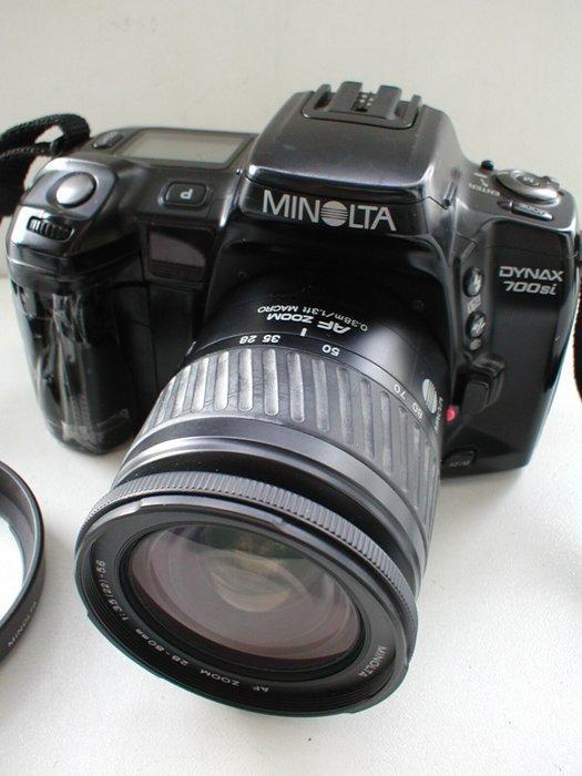 Minolta Dynax 700si + AF 28-80mm + Metz flitser | Single, Audio, Tv en Foto, Fotocamera's Analoog