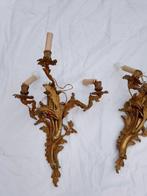 Wandkandelaar (2) - Luigi XV - Verguld brons - Appliques in
