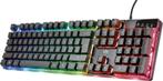 Gaming Toetsenbord - QWERTY US - Zwart Trust GXT 835 Azor, Verzenden, Nieuw