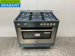 RVS Saro Gasfornuis 5 pits met gasoven GAS Horeca, Ophalen of Verzenden, Nieuw in verpakking