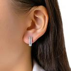 Oorbellen - 18 karaat Witgoud - 0.41ct. tw. Diamant, Handtassen en Accessoires, Oorbellen, Nieuw