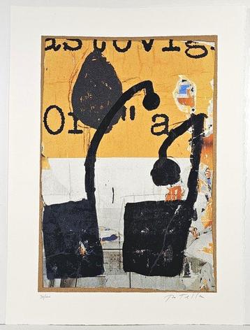 Mimmo Rotella (1918-2006) - Mirò in Nero