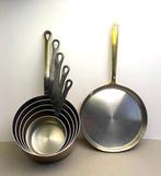 Les Metaux ouvres - Kookpottenset (6) - Smeedijzer, Antiek en Kunst