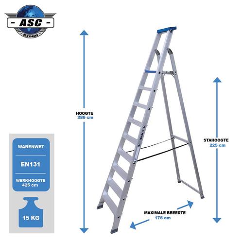 ASC Bordestrap, Doe-het-zelf en Bouw, Ladders en Trappen, Trap, Nieuw, Verzenden